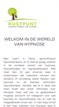 Mobile Screenshot of hypnose.rustpunt.be
